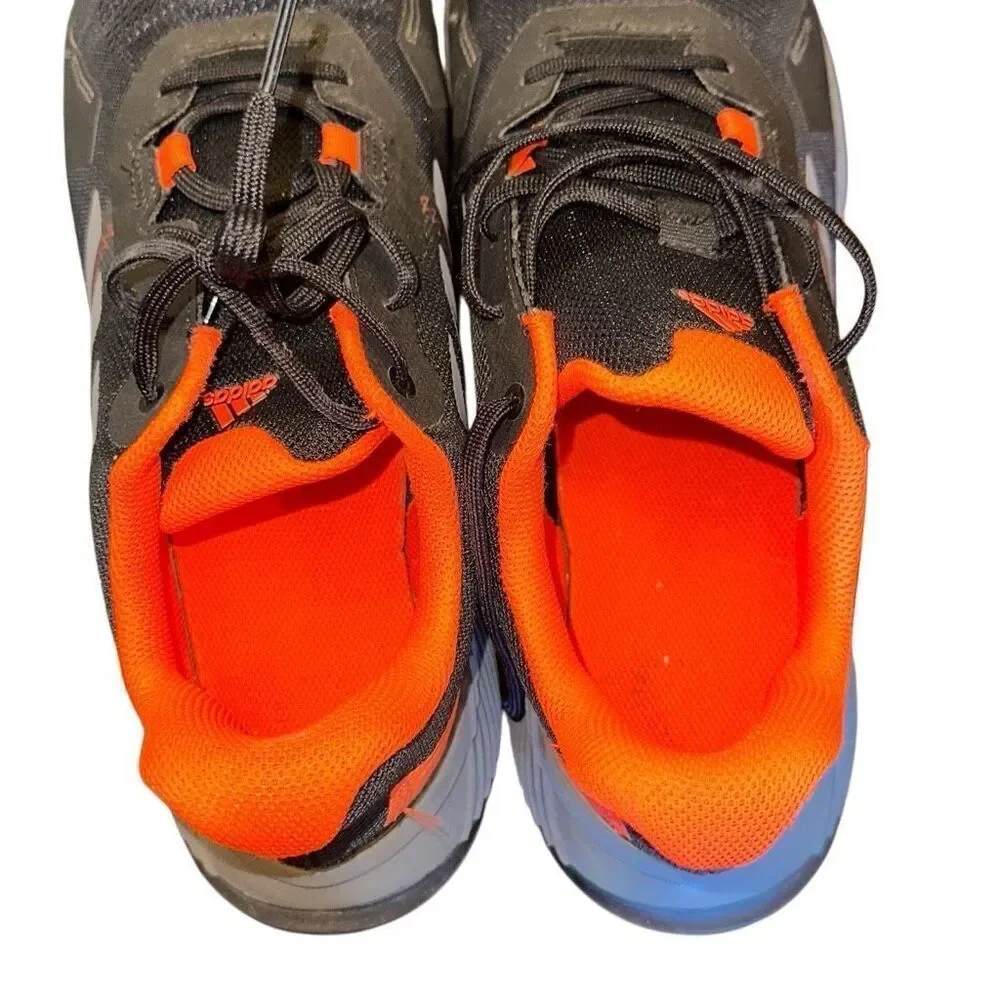 Adidas Terrex Men's Black and Orange Trail Sneakers